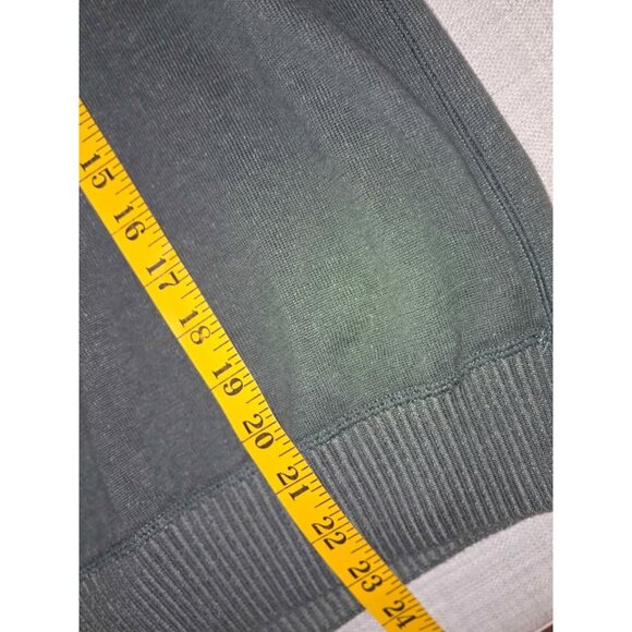 Geoffrey Beene mens sweater vest large 100% cotton green color. - Picture 7 of 8